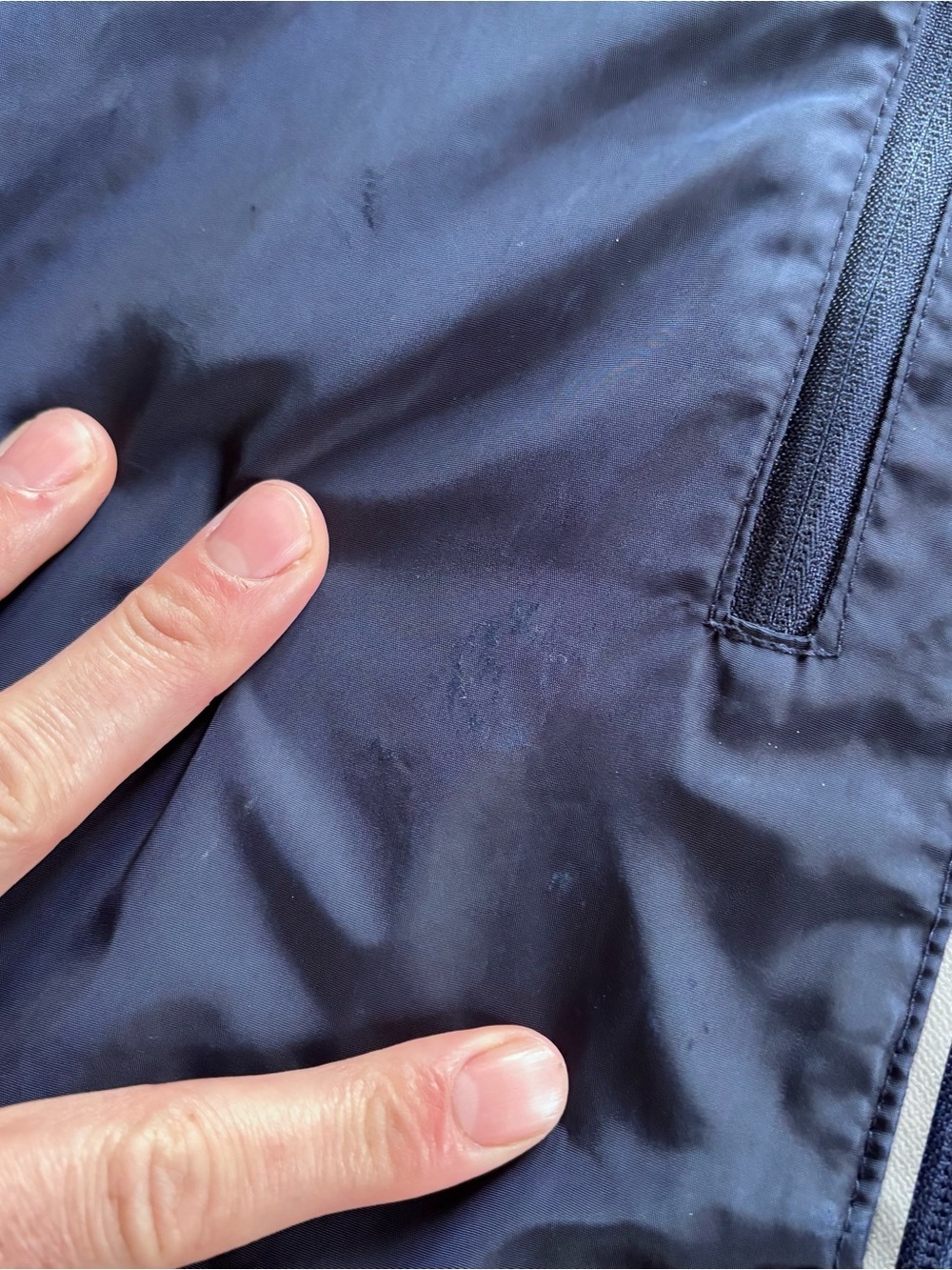 Navy Hooded Windbreaker Running Jacket - Chicago Marathon - Picture 4 of 12